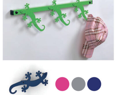 Κρεμάστρα διακοσμητική σαύρα 3 θέσεων