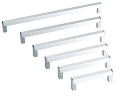 Πόμολο μπάρα τετράγωνη Ν.2230 χρώμιο