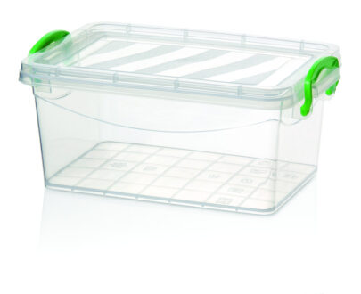 Κουτί αποθήκευσης με 2 ασφάλειες πλαστικό