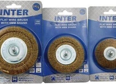 Συρματόβουρτσες Inter Κίνας καμπάνα με άξονα