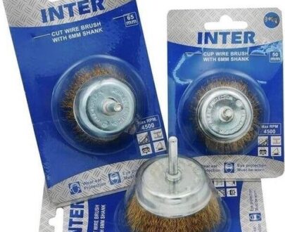 Συρματόβουρτσες Inter Κίνας ίσιες με άξονα