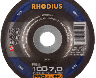 Δίσκοι (τροχοί) Rhodius RS2 λείανσης σιδήρου